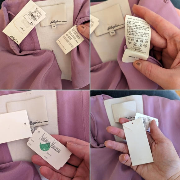 Spring 2012 RTW Phillip Lim 3.1 Lilac & Pink Silk Draped Bustier NWT sz 10 - Picture 15 of 17